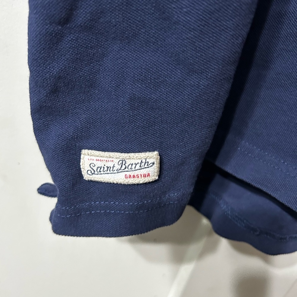 Gaastra St. Barthes Men's Embroidered Navy Polo Shirt π― cotton 3XL - Picture 7 of 8